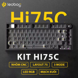 KIT Leobog HI75C Black (3 Mode/ Led RGB/ Hot Swap)