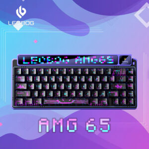 Leobog AMG65 Tím (3 Mode/ Led RGB/ Hot Swap/Dual Screen)