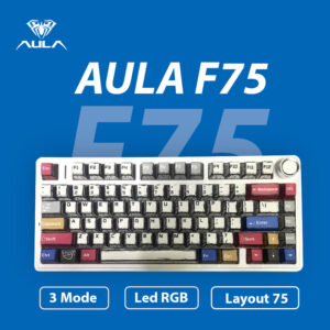 Bàn phím cơ Aula F75 Keycap Comic 3 Mode