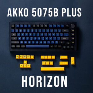 [Pre-Order] Bàn phím cơ AKKO 5075B Plus Horizon (3 mode | Hotswap | Cream Yellow Pro | 3.000maH)