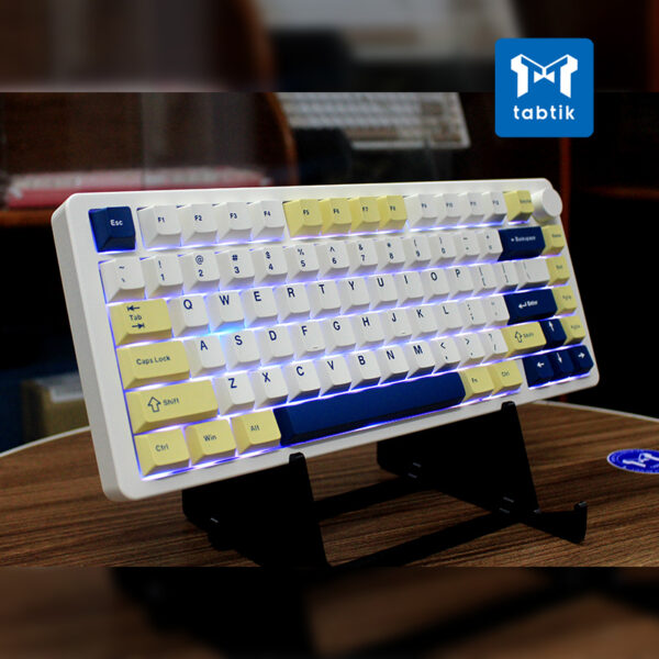 Bàn Phím Cơ Monka A75 Max White – Nhôm (3 Mode | Led RGB | Hot Swap)