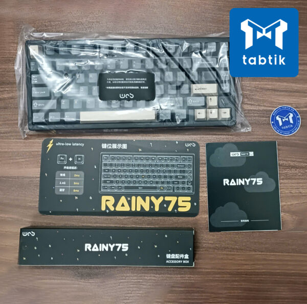 Bàn Phím Cơ WOBLAB Rainy 75 Nhôm ( 3 Mode | Hot Swap | Led RGB ) - Ảnh 3