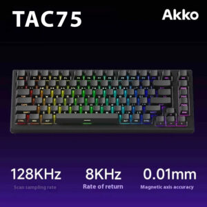 [Pre-Order] Bàn phím cơ AKKO TAC75 Black HE AstroAim Magnetic Switch
