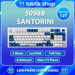 Bàn phím AKKO 5098B Santorini - Fullsize (RGB | Hotswap | Akko V3 Piano Pro)