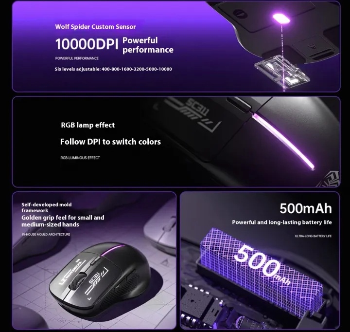 Chuột Không Dây Gaming Aula SC311 - Ảnh 4