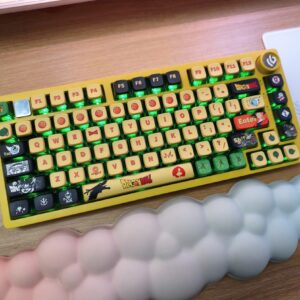 Leobog Hi75C Pro 3 Mode – Keycap Songoku – Switch Akko Creamy Yellow