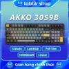 Bàn phím cơ Akko 3098B Plus Black & Gold
