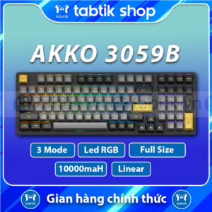 Bàn phím cơ Akko 3098B Plus Black & Gold