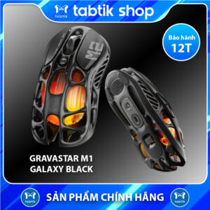 Chuột Không dây Grasvatar M2 – Galaxy Black – PAW3395 – 26000 DPI